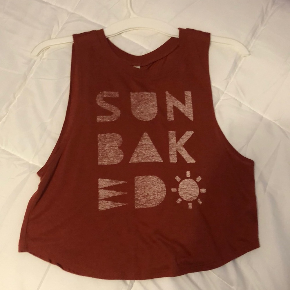 Orange tank top